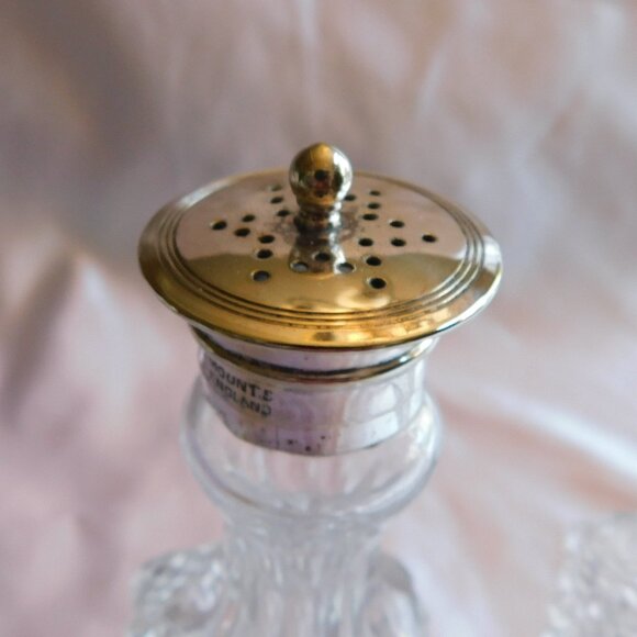 Five Piece Condiment Set with Silver Rack # 21579 - Picture 7 of 9